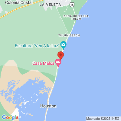 map from Cancun Airport to Cabanas Maalix