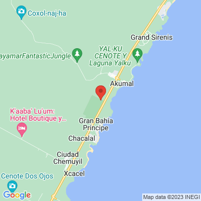 map from Cancun Airport to ANAH VILLAGE