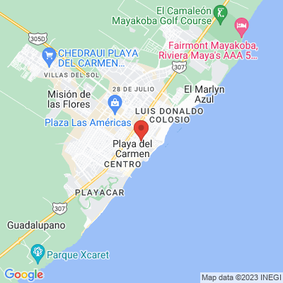 map from Cancun Airport to TOH HOUSE LUXURY APARTMENT