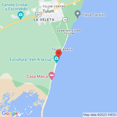 map from Cancun Airport to Ana y José Hotel & Spa