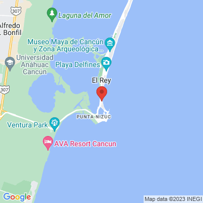 map from Cancun Airport to Villas Nizuc
