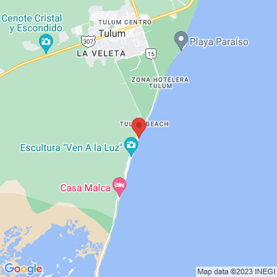 map from Cancun Airport to Coco Limited Beach Club