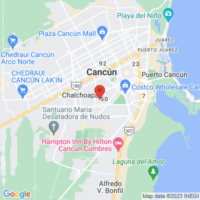 map from Cancun Airport to Nicte Ha